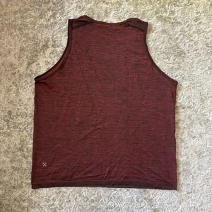 Lululemon Men’s Tank Red & Black Heathered Size 2XL